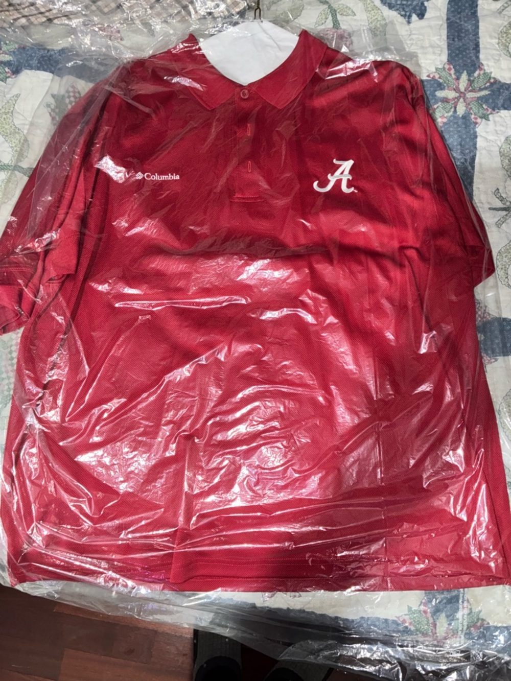 Columbia Red Athletic Polo